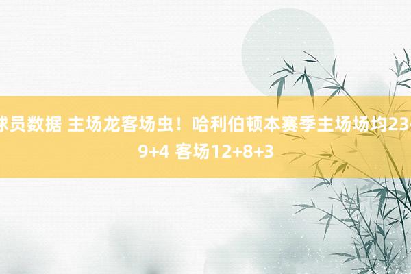 球员数据 主场龙客场虫！哈利伯顿本赛季主场场均23+9+4 客场12+8+3