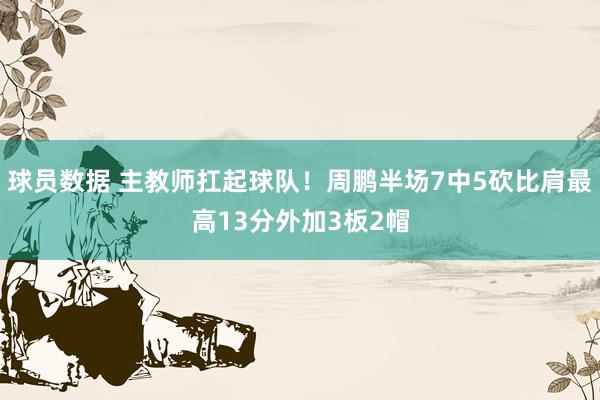 球员数据 主教师扛起球队！周鹏半场7中5砍比肩最高13分外加3板2帽