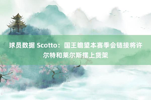 球员数据 Scotto：国王瞻望本赛季会链接将许尔特和莱尔斯摆上货架